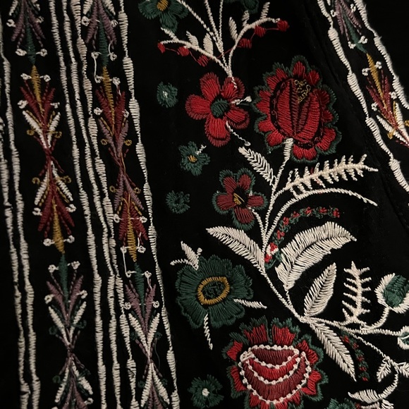 Black 3/4 peplum shirt - Picture 3 of 7